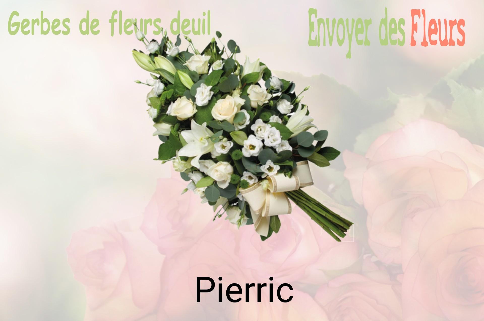 Gerbe de fleurs de deuil livrée à Pierric